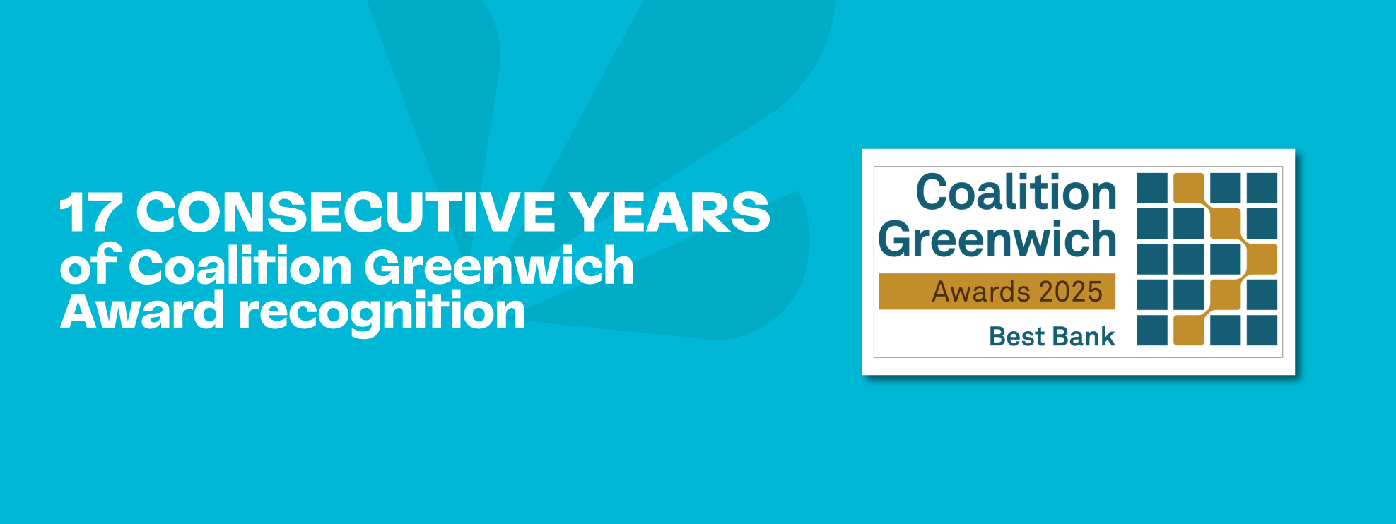 19 years of Greenwich awards.