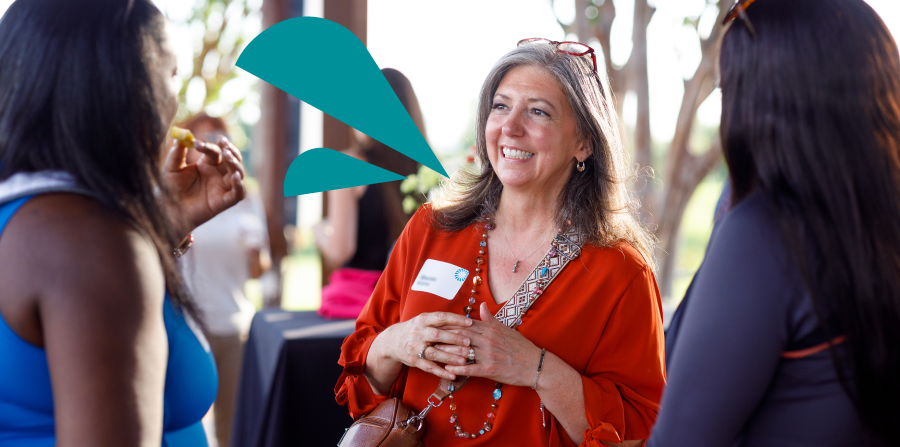 Image of women at an event