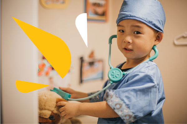 kid being a doctor