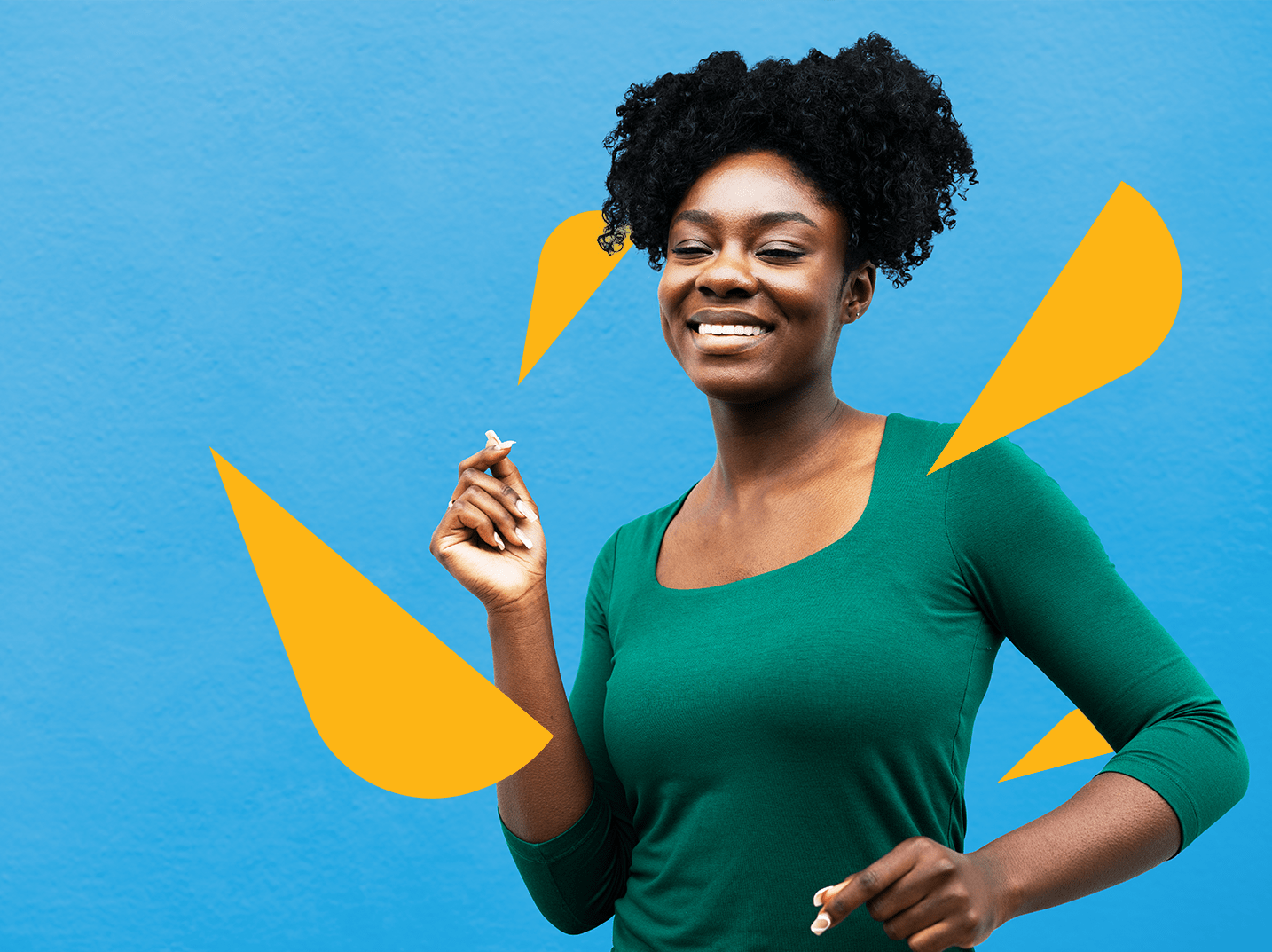 Smiling woman